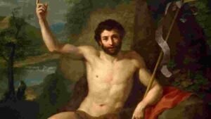 João Batista pregando no deserto por Anton Raphael Mengs, 1760. Origem e significado do Dia de São João