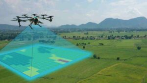 Com câmeras e sensores avançados, os drones inteligentes captam imagens detalhadas das plantações