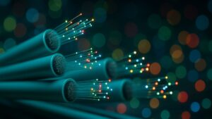 Cabos de fibra óptica simbolizam a revolução da internet no Japão