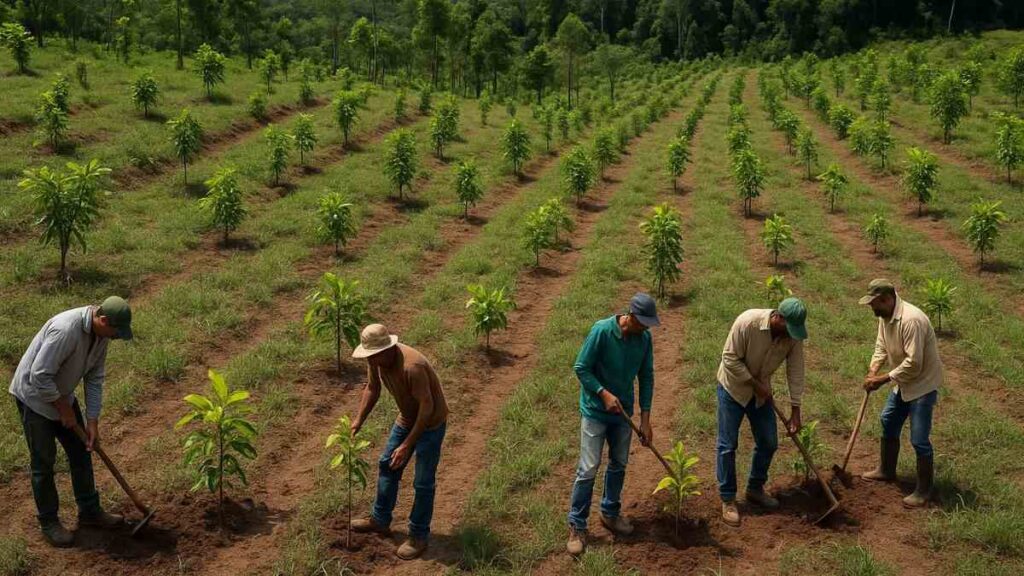 Restauração de ecossistemas no Nordeste com plantio de árvores nativas