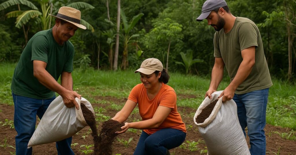 Resíduos que viram adubo fortalecem agricultores no Amazonas
