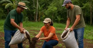 Resíduos que viram adubo fortalecem agricultores no Amazonas