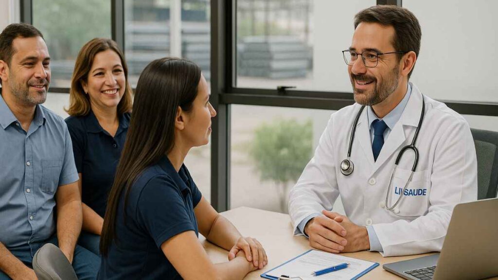 Representação do sucesso da TBM Têxtil com a LIVSAÚDE na promoção da saúde corporativa com prevenção e qualidade de vida