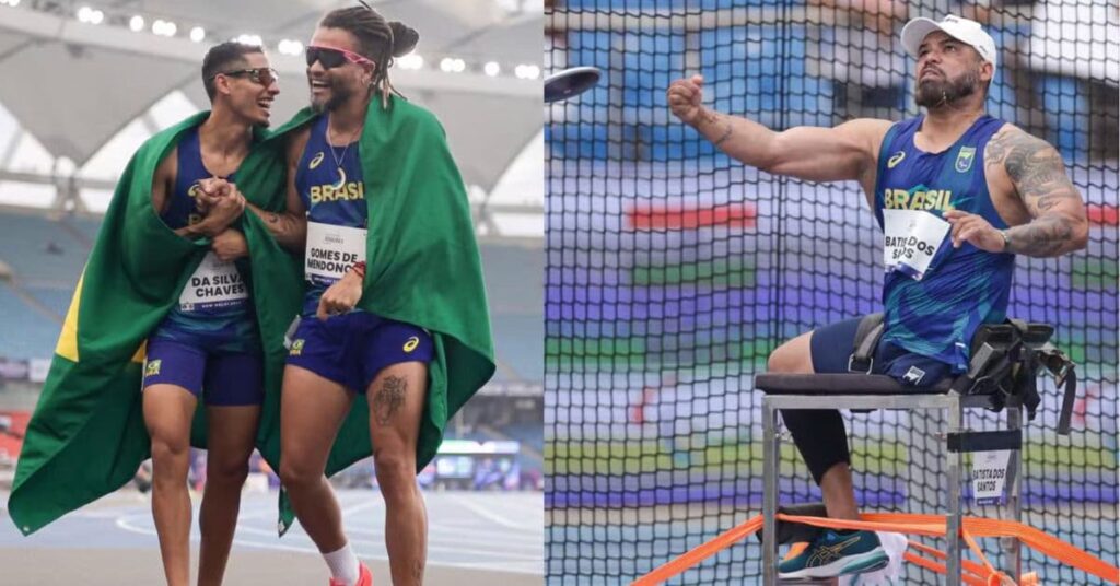 Atletas do Brasil comemoram conquistas no Mundial Paralímpico de Atletismo
