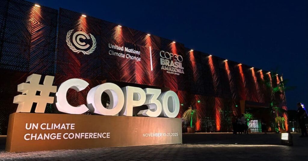 Líderes mundiais na COP30 em Belém do Pará, durante a Conferência do Clima da ONU.