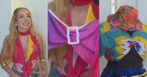 Customização de abadás com cortes criativos e pedrarias em ateliê do Recife