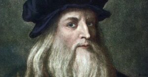 Retrato clássico de Leonardo da Vinci associado a estudos sobre o DNA de Leonardo da Vinci
