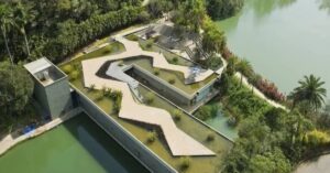 Museu a céu aberto Inhotim em Minas Gerais