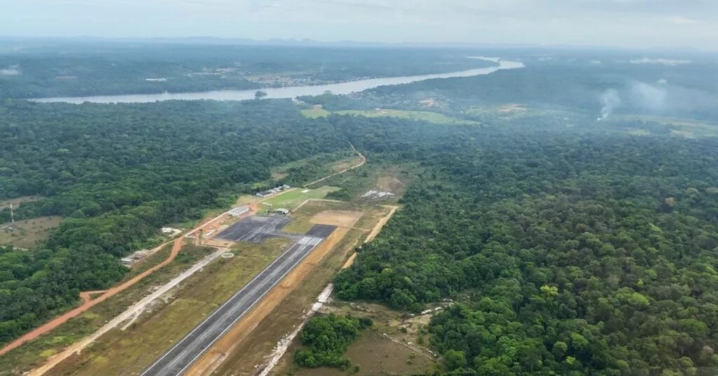 Área próxima ao Oiapoque, no Amapá, em região associada às pesquisas de petróleo no Oiapoque