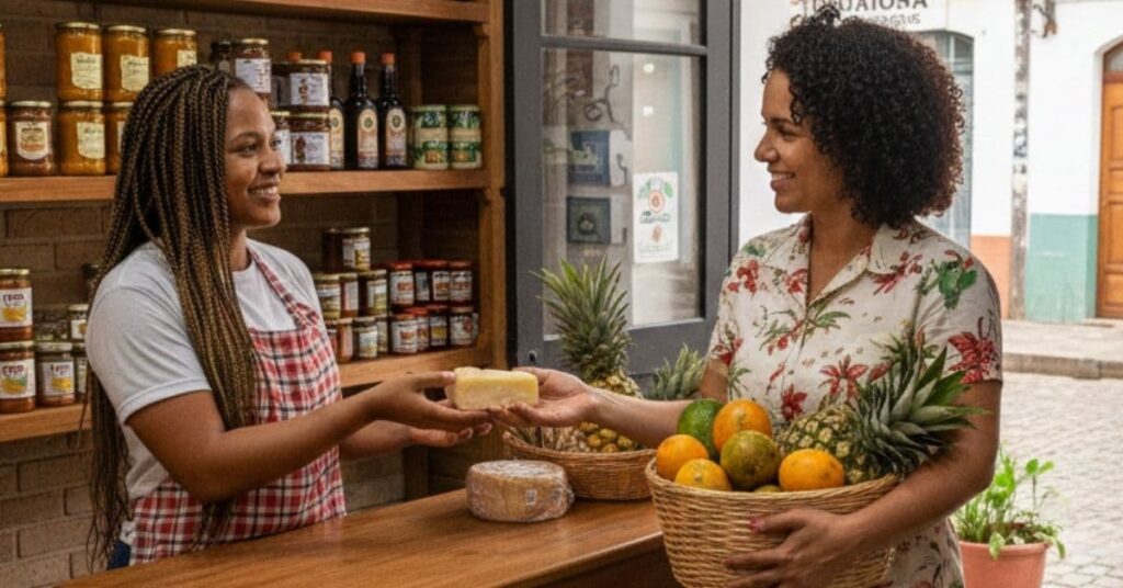 redução da pobreza no Brasil representada por famílias brasileiras em contexto urbano