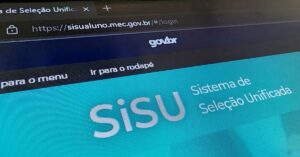 Página inicial do Sisu 2026 no portal do MEC para inscrição em universidades públicas