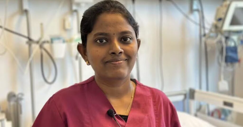 trabalhar na Alemanha - Kayalvly Rajavil se sente acolhida na Alemanha e valoriza o respeito dos seus colega